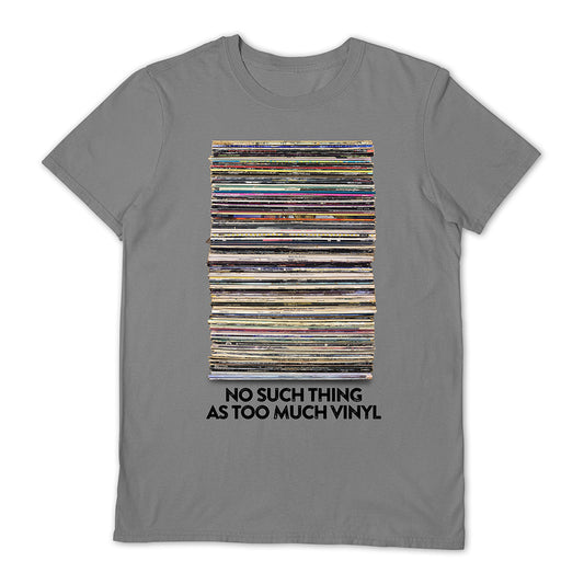 TOO MUCH VINYL - T-SHIRT [GREY] (X LARGE)