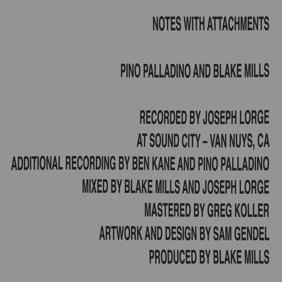 Pino Palladino & Blake Mills Notes With Attachments [CD]