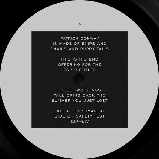 Patrick Conway - Hypersocial / Safety Test
