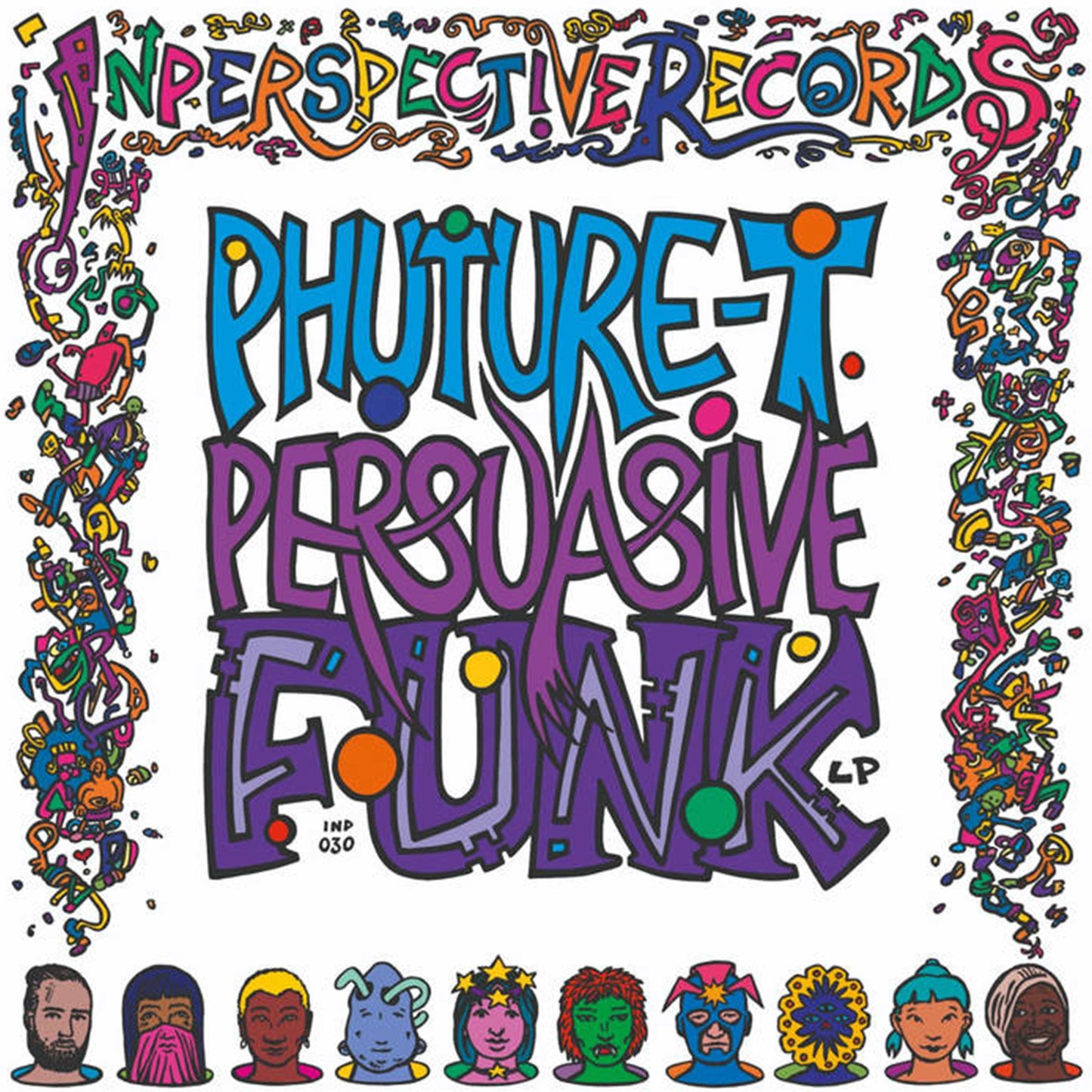 Phuture T - Persuassive Funk [2x12" Coloured Vinyl LP, including print & stickers & die cut gatefold sleeve]