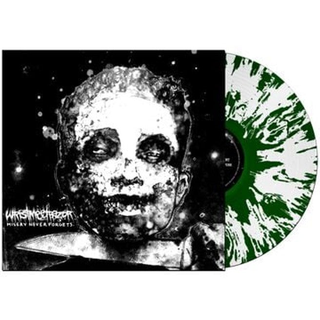 Wristmeetrazor - Misery Never Forgets [Bright White w/ Fern Green Stripes Vinyl]