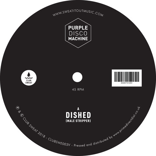Purple Disco Machine - Dished (Male Stripper)