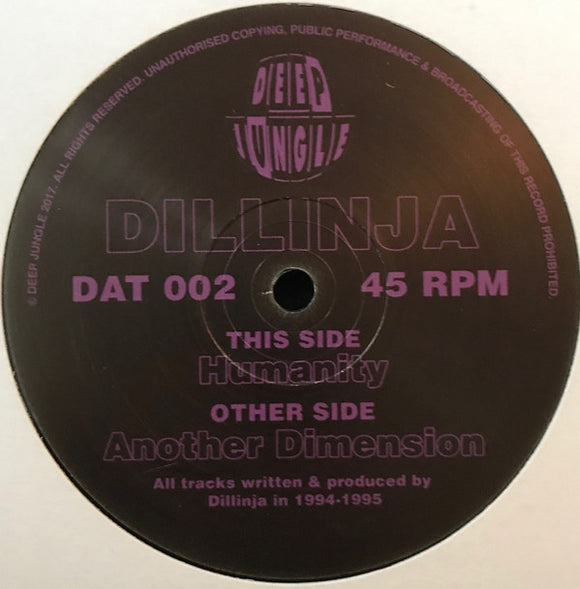 Dillinja - Another Dimension (ONE PER PERSON)