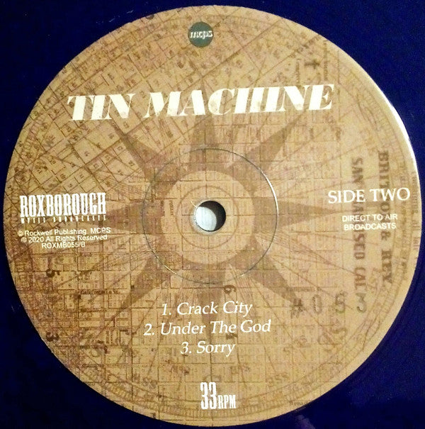 David BOWIE/TIN MACHINE - No Sense Of Destination (limited blue vinyl LP)