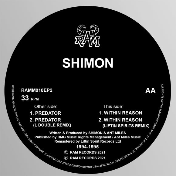 Shimon - The Predator / Within Reason' (1994/95)
