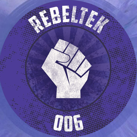 Various Artists Benji303 / Sterling Moss & more - REBELTEK 006 [solid purple, white, green & black vinyl mixed] [Repress]