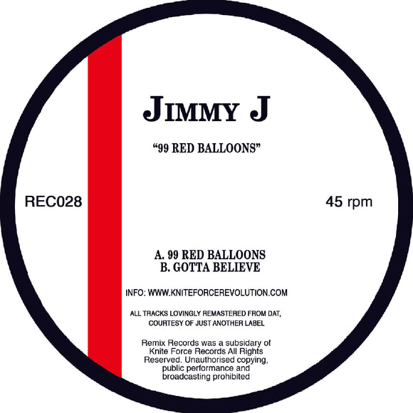 Jimmy J - 99 Red Balloons EP
