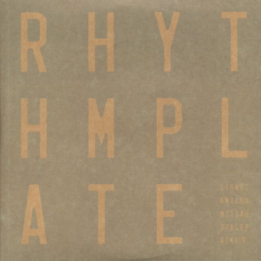RHYTHM PLATE - It's Not An Album It's A Doublepack EP