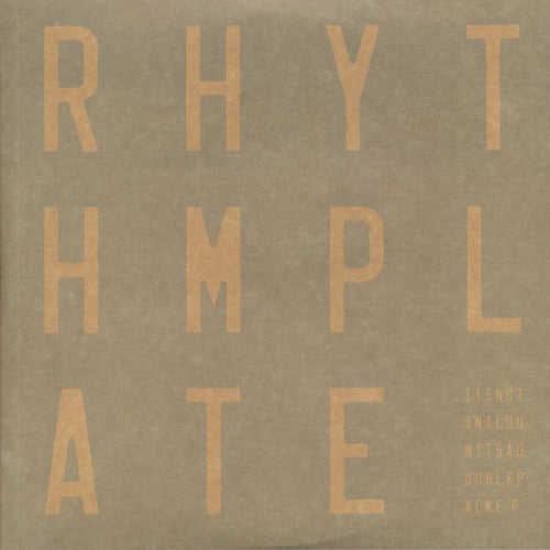 RHYTHM PLATE - It's Not An Album It's A Doublepack EP