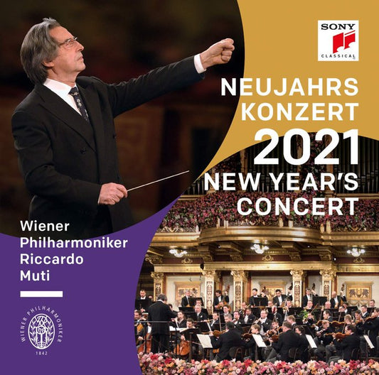RICCARDO MUTI & VIENNA PHIL-HARMONIC - NEW YEARS CONCERT 2021 [Blu Ray]