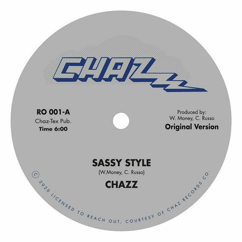 CHAZZ - SASSY STYLE (ORIGINAL MIX & 45 EDIT BY RED GREG)