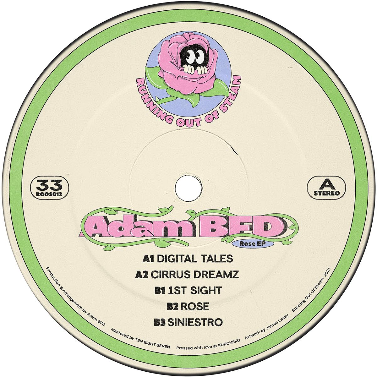 Adam BFD - Rose EP [blue & white marbled vinyl]