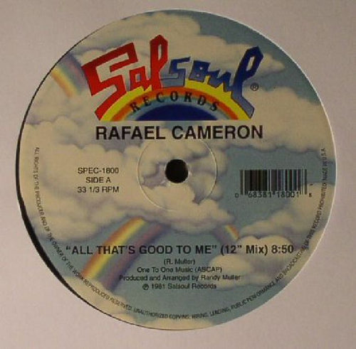 Rafael CAMERON - All That's Good To Me
