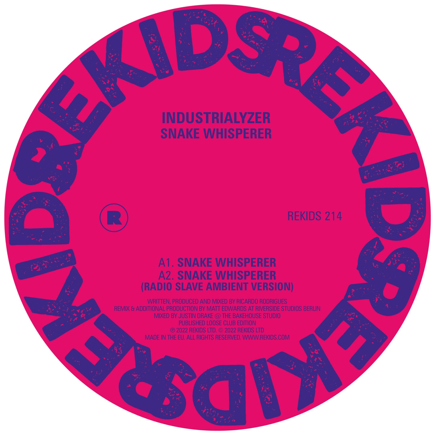 Industrialyzer - Snake Whisperer (Incl. Radio Slave Remix)