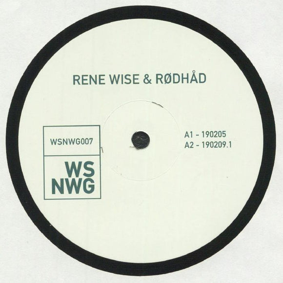Rene Wise & Rødhåd - WSNWG007
