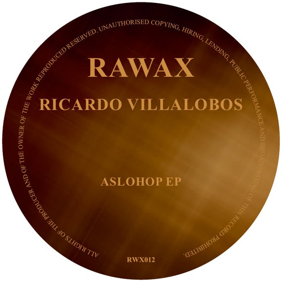 Ricardo Villalobos - AsloHop EP [Brown Vinyl]