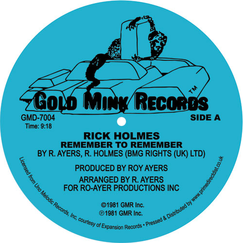 Rick Holmes - Remember To Remember