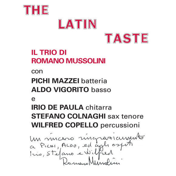 Romano Mussolini Trio - The Latin Taste
