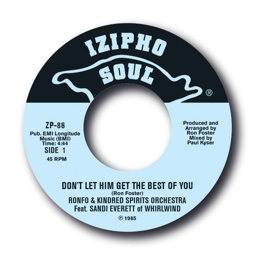 RONFO & KINDRED SPIRITS ORCHESTRA / LEE McDONALD - DON'T LET HIM GET THE BEST OF YOU / LET'S PLAY LUCK