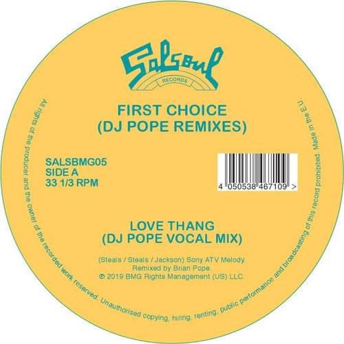 First Choice - Love Thang (DJ Pope Remixes)
