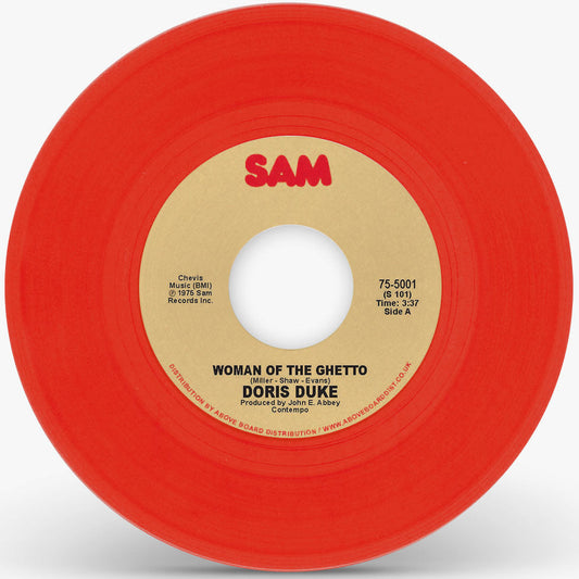 Doris Duke - Woman Of The Ghetto 7" (Red Vinyl Repress)