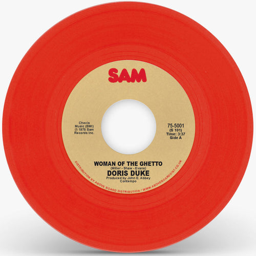 Doris Duke - Woman Of The Ghetto 7" (Red Vinyl Repress)