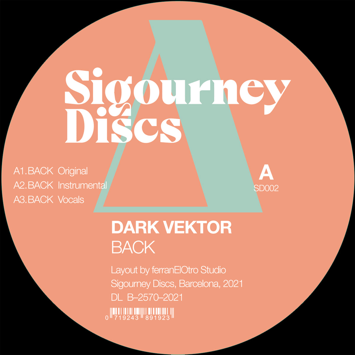 Dark Vektor - Back (Incl. DJ Overdose & Agnès Pe Remixes)
