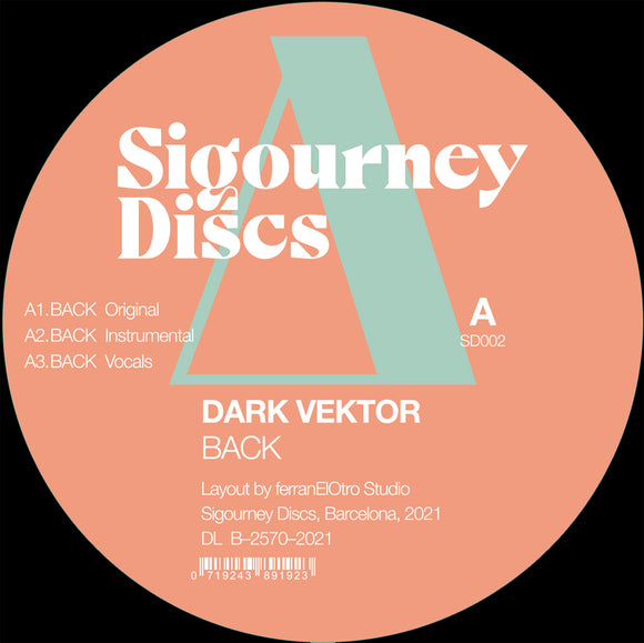 Dark Vektor - Back (Incl. DJ Overdose & Agnès Pe Remixes)