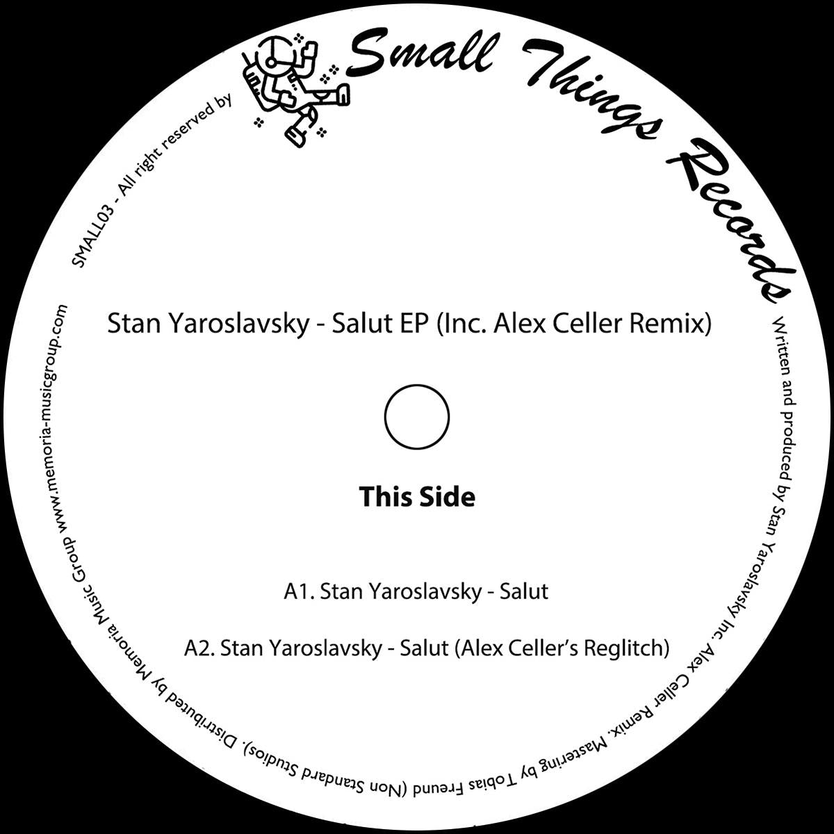 Stan Yaroslavsky - Salut EP (incl. Alex Celler remix) [vinyl only]