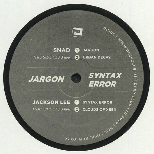 SNAD / JACKSON LEE - Jargon