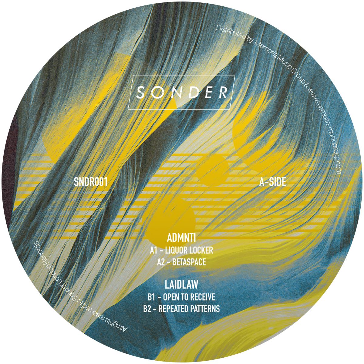 ADMNTi / Laidlaw - SNDR001 [full colour sleeve / vinyl only]