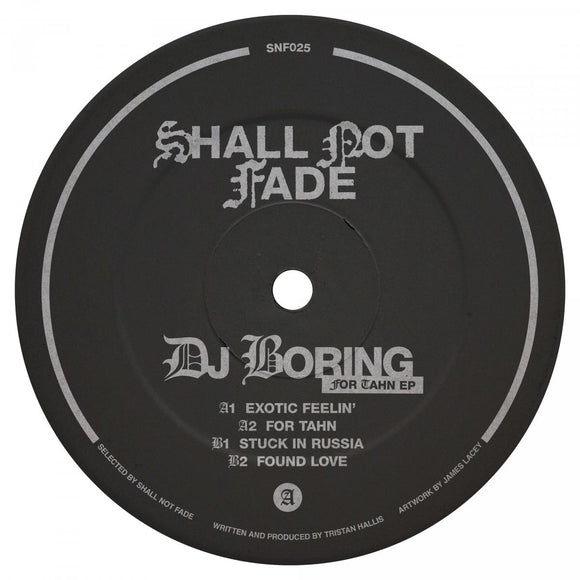 DJ Boring - For Tahn EP [pink vinyl / label sleeve]