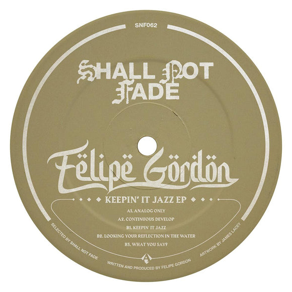 Felipe Gordon - Keepin' It Jazz EP [label sleeve]