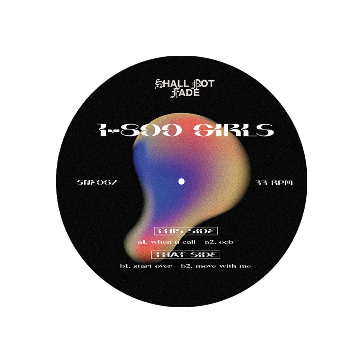 1-800 Girls - When U Call EP [label sleeve]