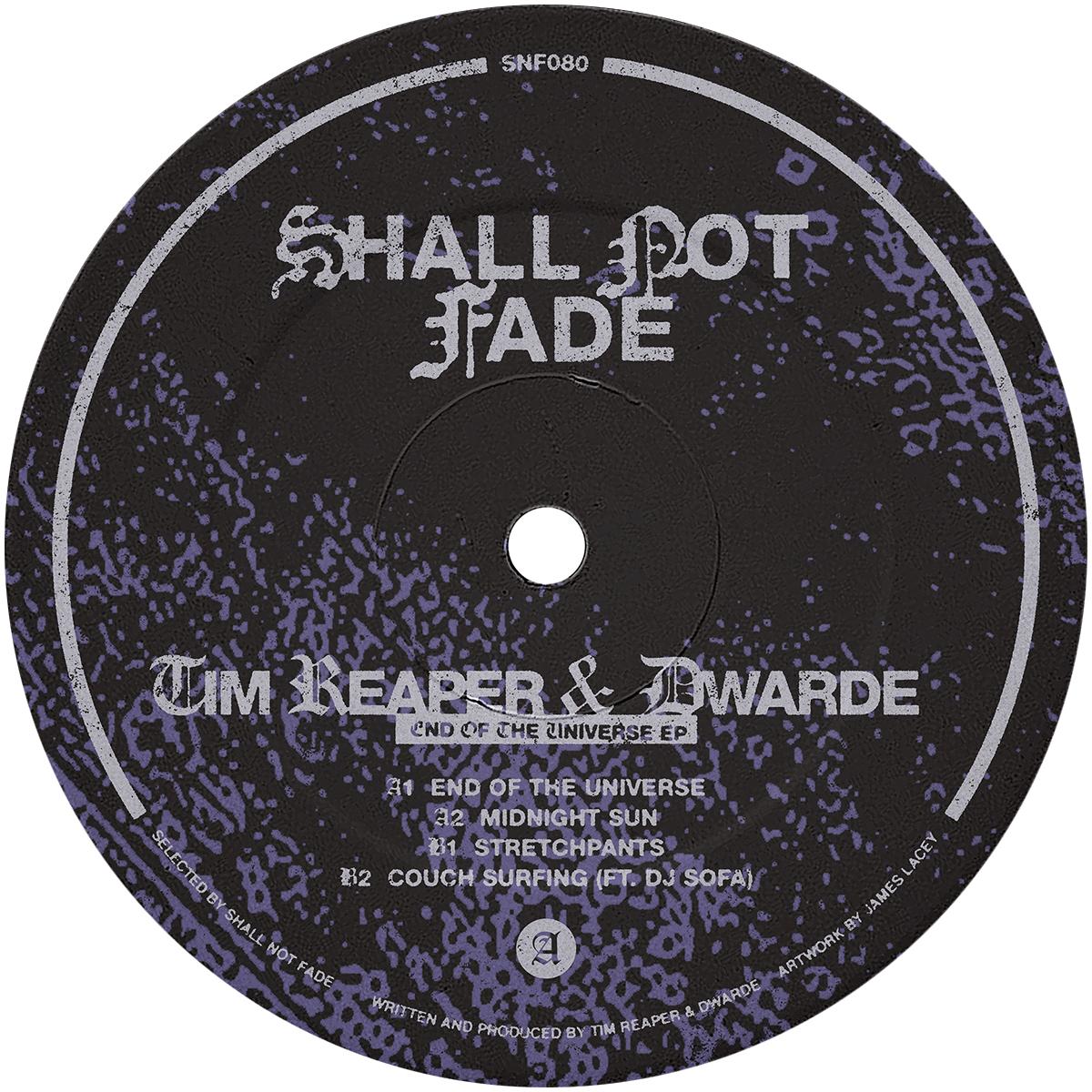 Tim Reaper & Dwarde - End Of The Universe EP [label sleeve]