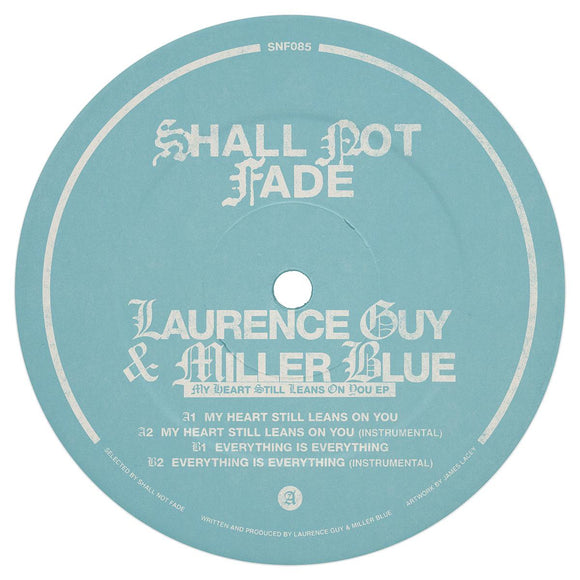 Laurence Guy & Miller Blue - My Heart Still Leans On You [blue vinyl / label sleeve]