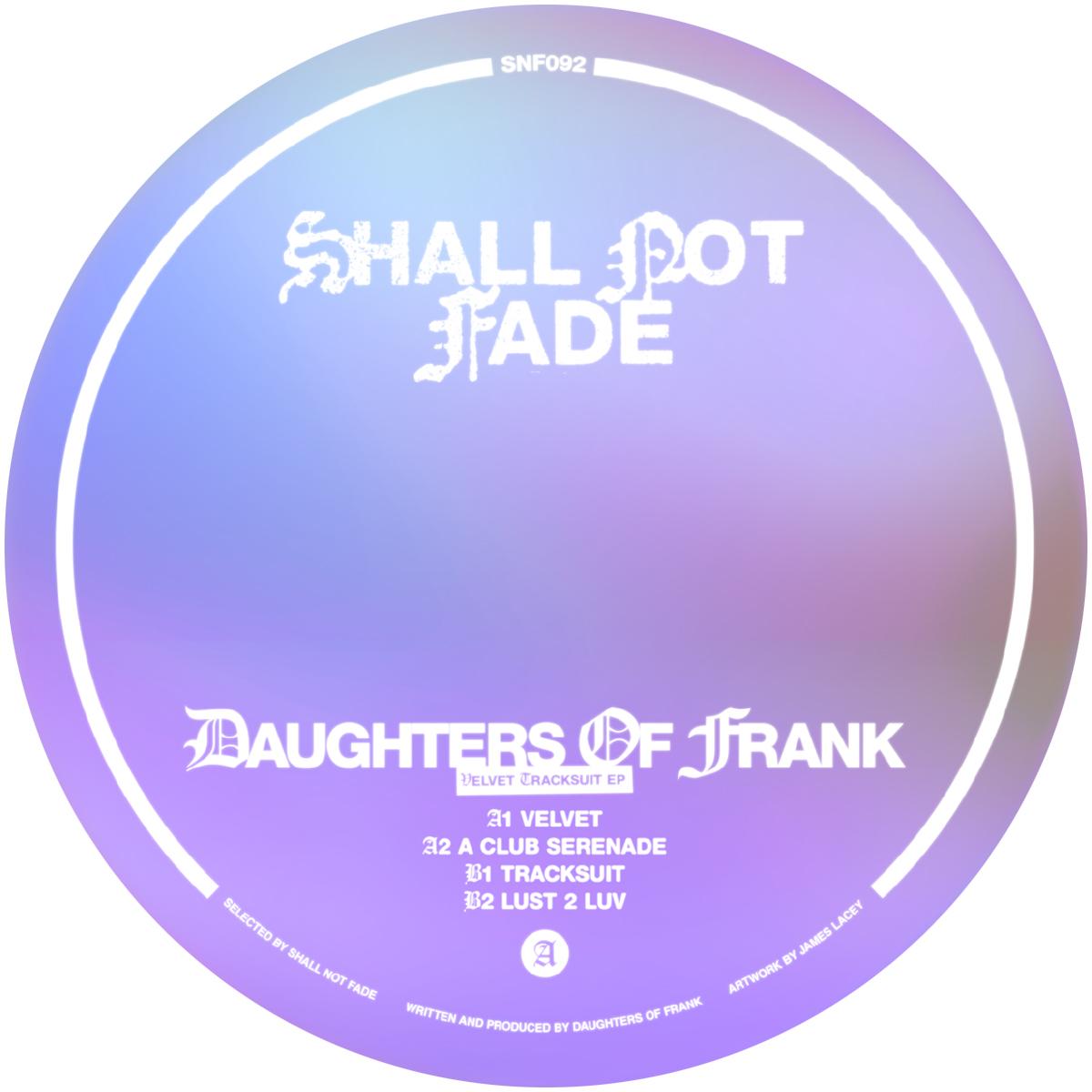 Daughters Of Frank -Velvet Tracksuit EP [pink vinyl / label sleeve]