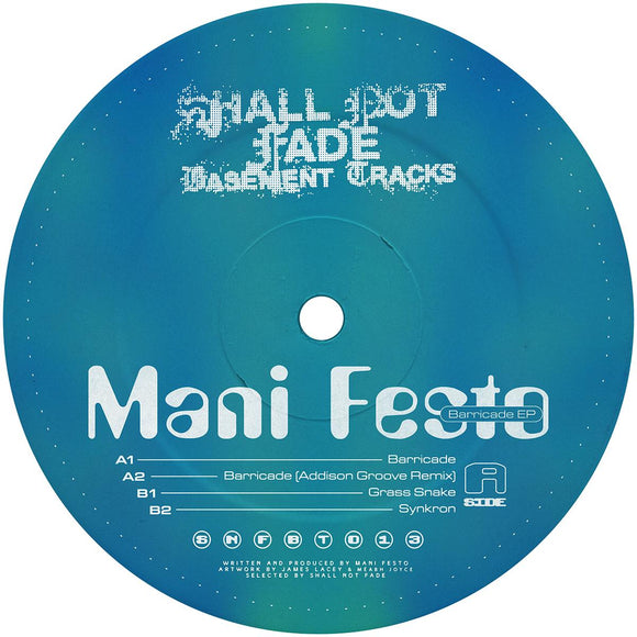 Mani Festo - Synkron EP [label sleeve]