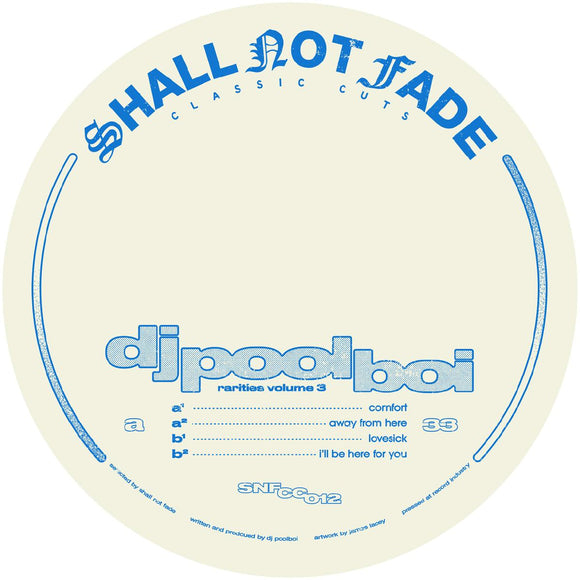 dj poolboi - Rarities Vol.3 [blue vinyl / label sleeve]