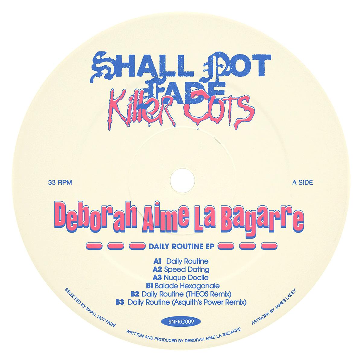 Deborah Aime La Bagarre - Daily Routine EP [red vinyl / label sleeve]