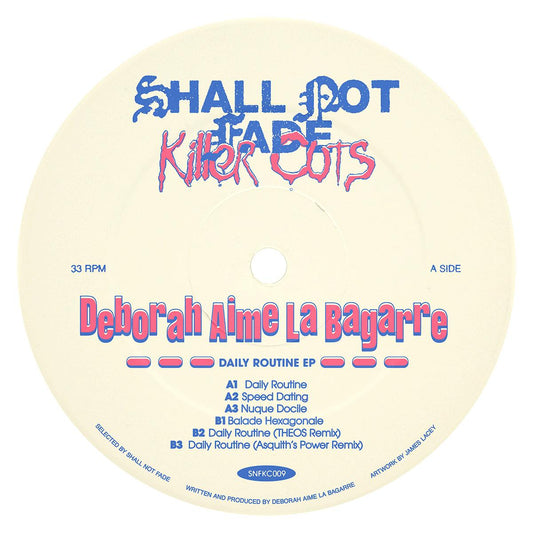 Deborah Aime La Bagarre - Daily Routine EP [red vinyl / label sleeve]