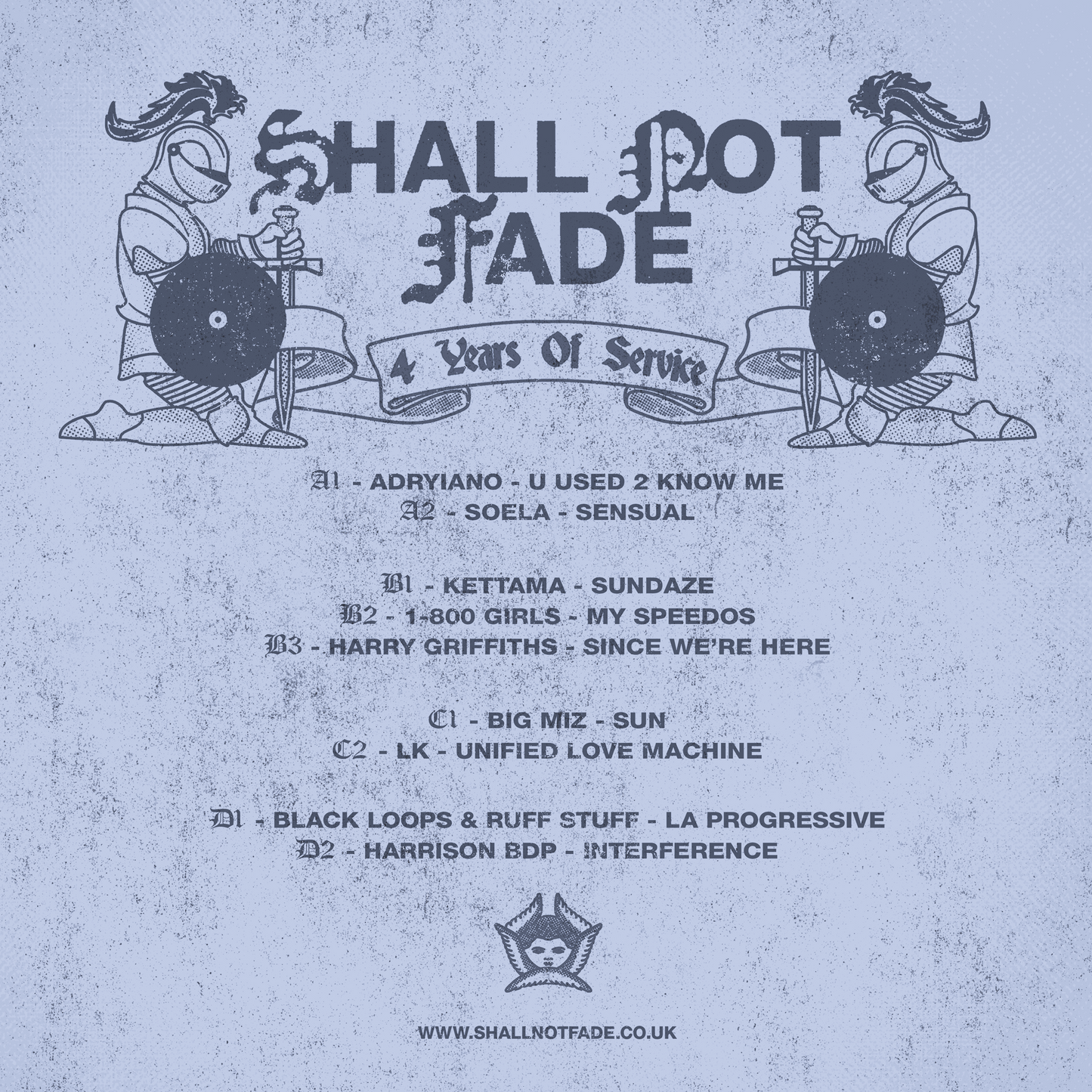 Shall Not Fade 4 Years of Service