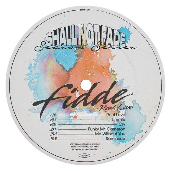 Fidde - Real Love EP [blue vinyl / label sleeve]