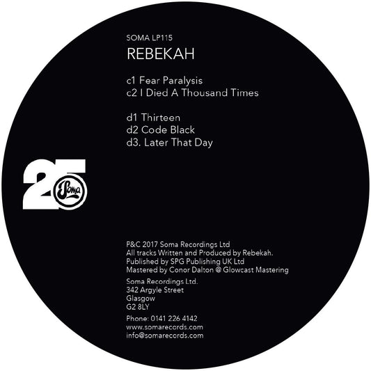 Rebekah - Fear Paralysis [C/D disc]