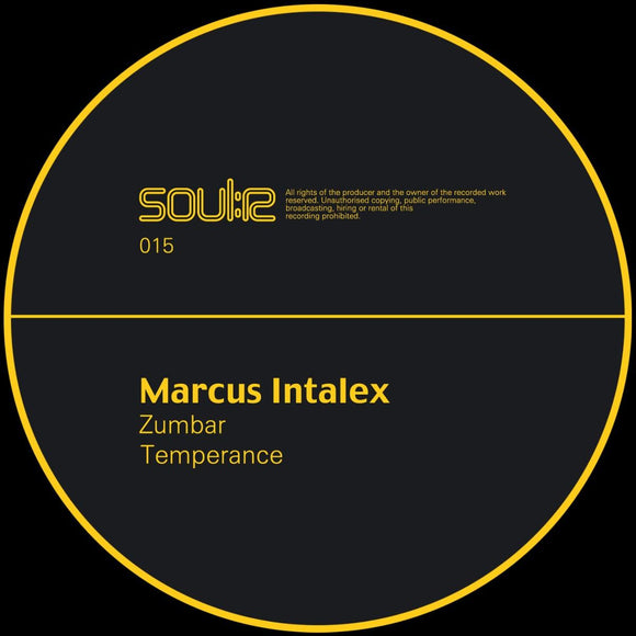 Marcus Intalex - Zumbar / Temperance [label sleeve]