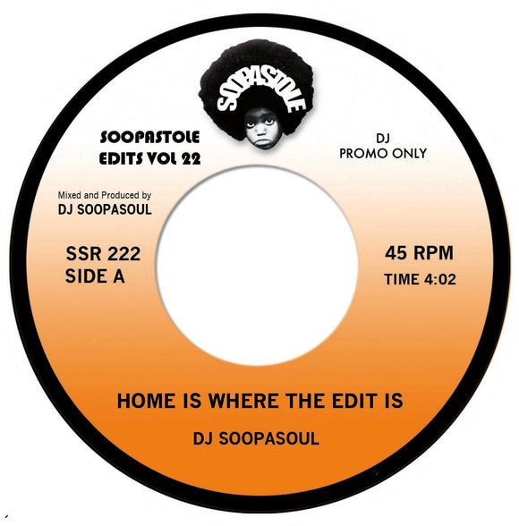 DJ Soopasoul - Home Is Where The Edit Is