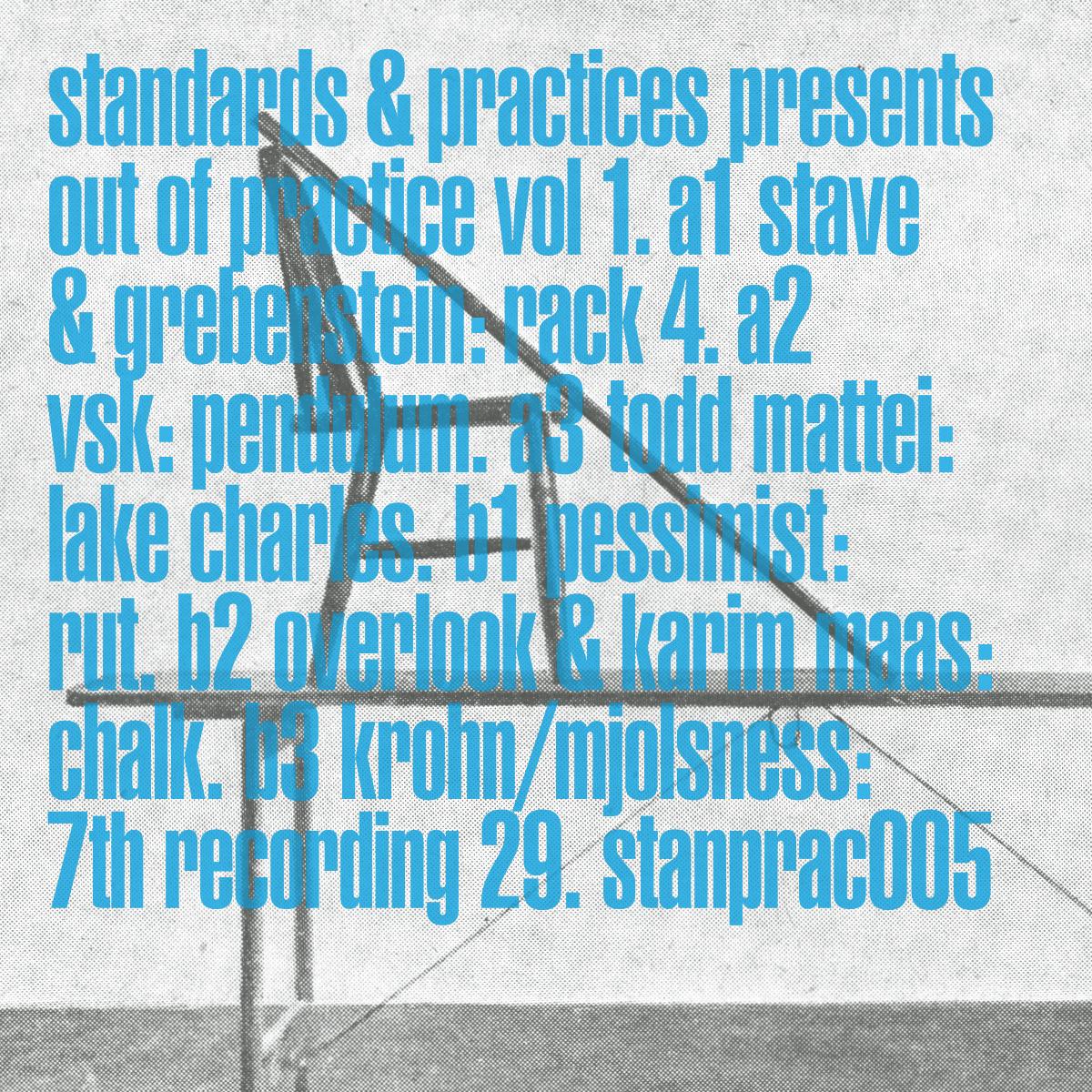 Overlook / Pessimist / Stave - Out of Practice Vol 1 [full colour sleeve]