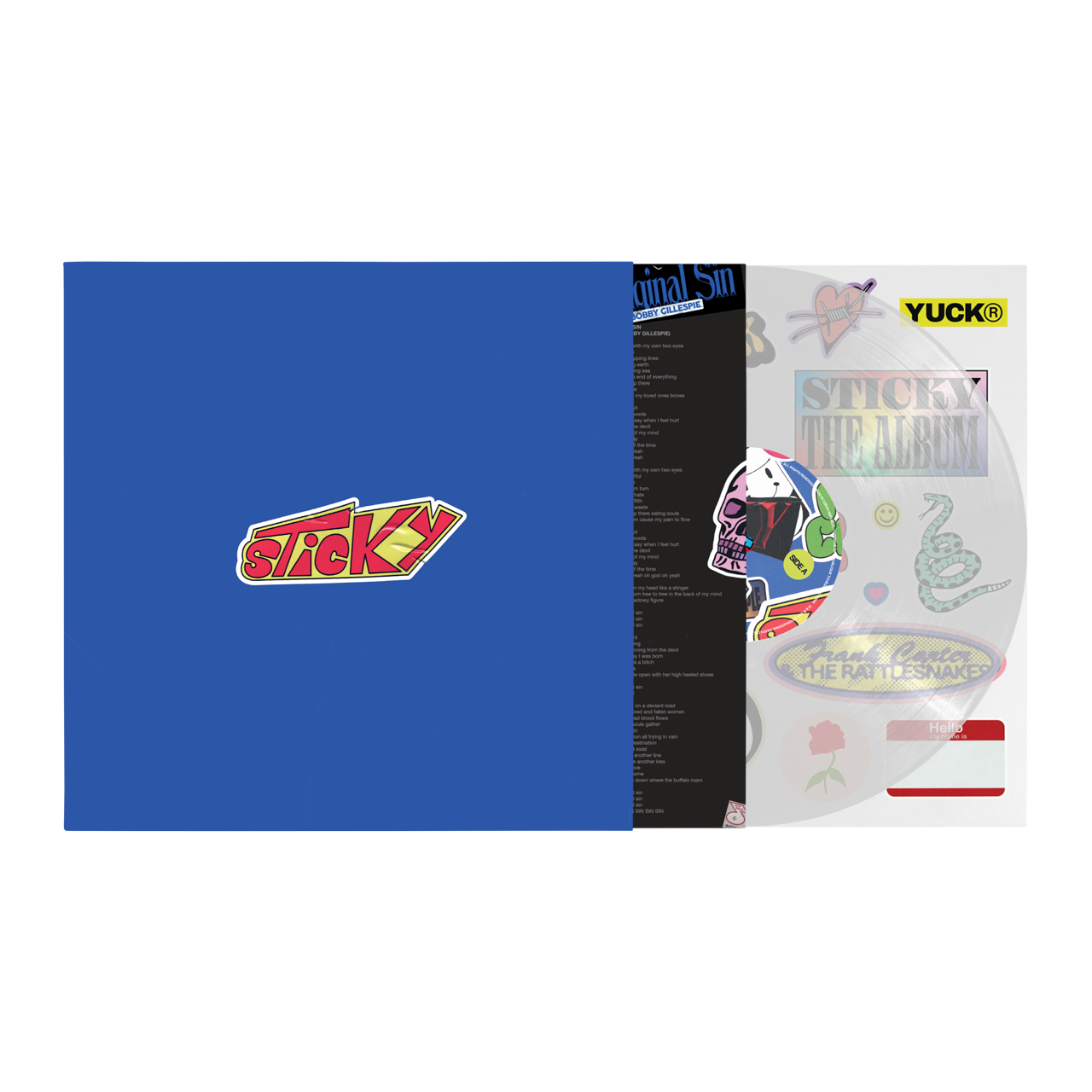 FRANK CARTER & THE RATTLESNAKES - STICKY [LP Ultra Clear]