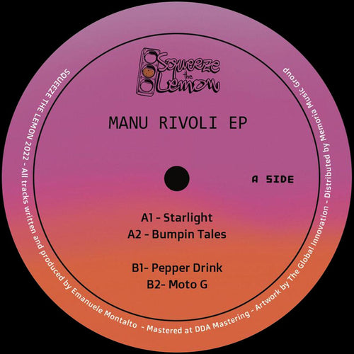 Emanuele Montalto - Manu Rivoli EP [vinyl only]