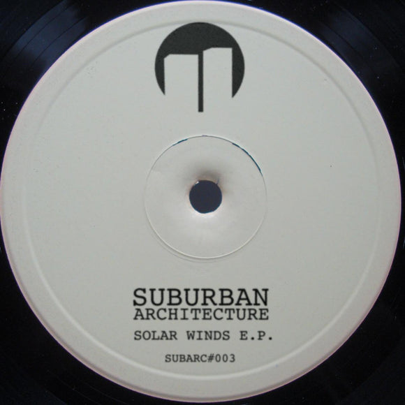 Suburban Architecture - Solar Winds EP [stickered sleeve / hand-stamped label]